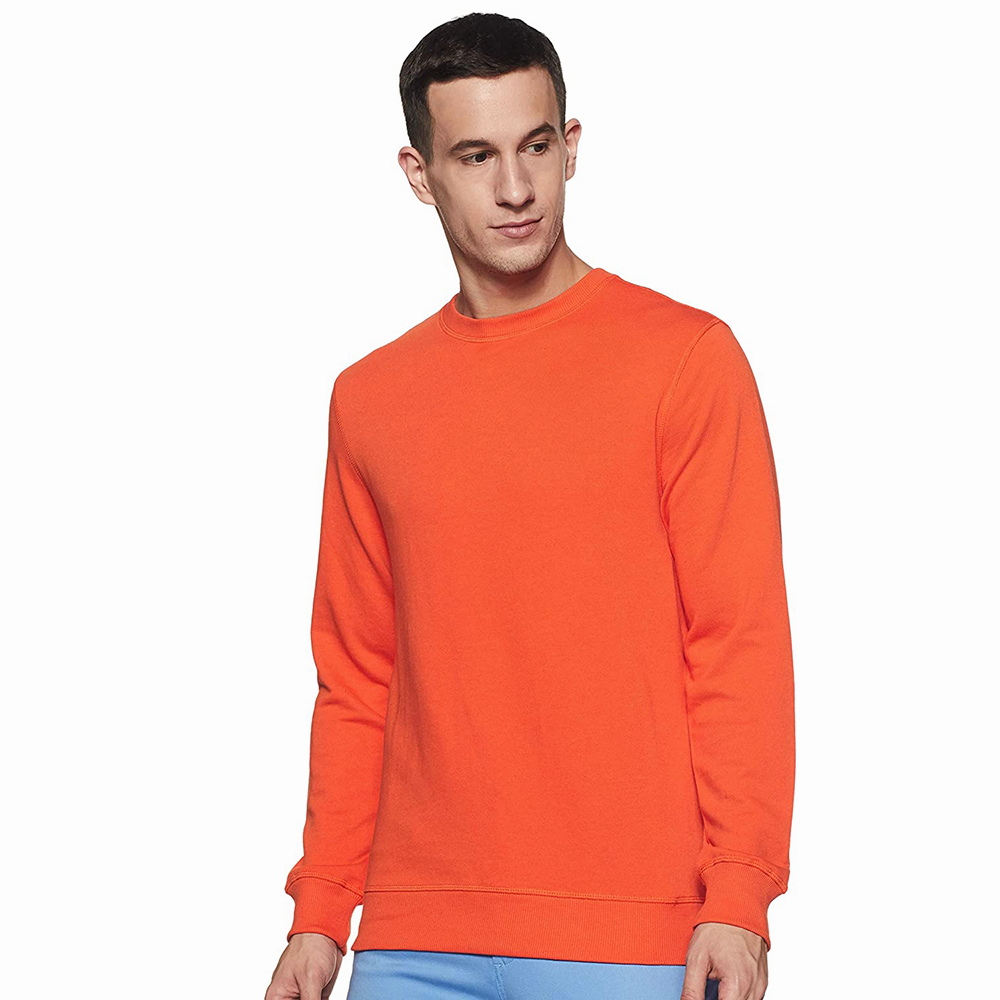 Foxa Impex Sweatshirt Mens New Multipanel Crewneck Sweatshirt Breathable Wholesale Custom Logo Pullover Sweatshirts